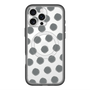 スリムプロテクションプレミアムケース with MagSafe［ オリジナル - 推し色水玉 - ブラック ］