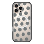 スリムプロテクションプレミアムケース with MagSafe［ オリジナル - 推し色水玉 - ブラック ］