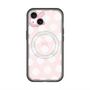 スリムプロテクションプレミアムケース with MagSafe［ オリジナル - 推し色水玉 - ホワイト ］