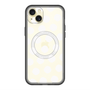 スリムプロテクションプレミアムケース with MagSafe［ オリジナル - 推し色水玉 - ホワイト ］