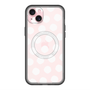 スリムプロテクションプレミアムケース with MagSafe［ オリジナル - 推し色水玉 - ホワイト ］