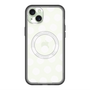 スリムプロテクションプレミアムケース with MagSafe［ オリジナル - 推し色水玉 - ホワイト ］