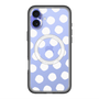 スリムプロテクションプレミアムケース with MagSafe［ オリジナル - 推し色水玉 - ホワイト ］