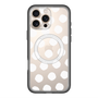 スリムプロテクションプレミアムケース with MagSafe［ オリジナル - 推し色水玉 - ホワイト ］