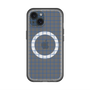 スリムプロテクションプレミアムケース with MagSafe［ オリジナル - 推し色チェック - ブルー ］