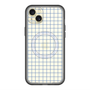 スリムプロテクションプレミアムケース with MagSafe［ オリジナル - 推し色チェック - ブルー ］