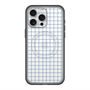 スリムプロテクションプレミアムケース with MagSafe［ オリジナル - 推し色チェック - ブルー ］