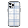 スリムプロテクションプレミアムケース with MagSafe［ オリジナル - 推し色チェック - ブルー ］