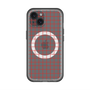 スリムプロテクションプレミアムケース with MagSafe［ オリジナル - 推し色チェック - レッド ］