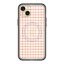 スリムプロテクションプレミアムケース with MagSafe［ オリジナル - 推し色チェック - レッド ］