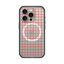 スリムプロテクションプレミアムケース with MagSafe［ オリジナル - 推し色チェック - レッド ］