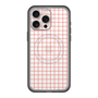 スリムプロテクションプレミアムケース with MagSafe［ オリジナル - 推し色チェック - レッド ］