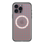 スリムプロテクションプレミアムケース with MagSafe［ オリジナル - 推し色チェック - レッド ］