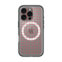 スリムプロテクションプレミアムケース with MagSafe［ オリジナル - 推し色チェック - レッド ］