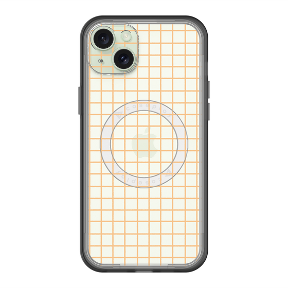 スリムプロテクションプレミアムケース with MagSafe［ オリジナル - 推し色チェック - イエロー ］