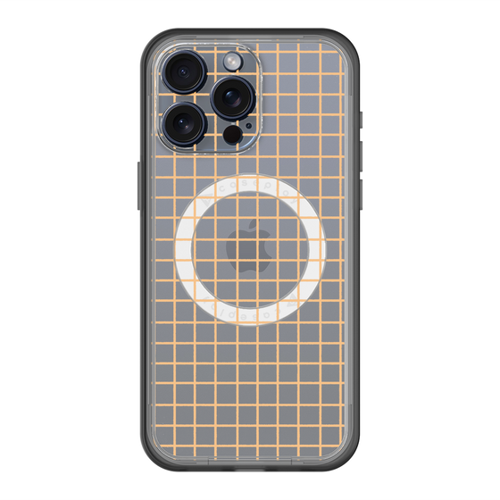 スリムプロテクションプレミアムケース with MagSafe［ オリジナル - 推し色チェック - イエロー ］