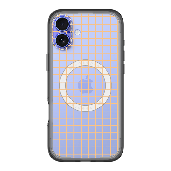 スリムプロテクションプレミアムケース with MagSafe［ オリジナル - 推し色チェック - イエロー ］