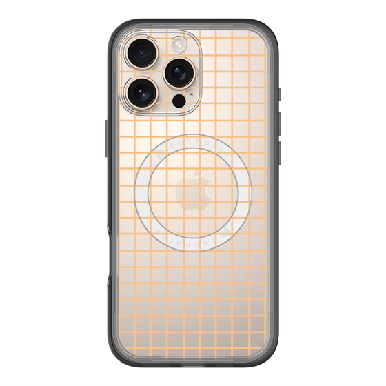 スリムプロテクションプレミアムケース with MagSafe［ オリジナル - 推し色チェック - イエロー ］
