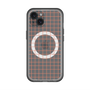 スリムプロテクションプレミアムケース with MagSafe［ オリジナル - 推し色チェック - オレンジ ］