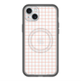 スリムプロテクションプレミアムケース with MagSafe［ オリジナル - 推し色チェック - オレンジ ］