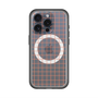 スリムプロテクションプレミアムケース with MagSafe［ オリジナル - 推し色チェック - オレンジ ］