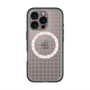 スリムプロテクションプレミアムケース with MagSafe［ オリジナル - 推し色チェック - オレンジ ］