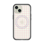 スリムプロテクションプレミアムケース with MagSafe［ オリジナル - 推し色チェック - ピンク ］