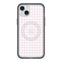 スリムプロテクションプレミアムケース with MagSafe［ オリジナル - 推し色チェック - ピンク ］