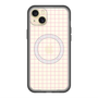 スリムプロテクションプレミアムケース with MagSafe［ オリジナル - 推し色チェック - ピンク ］