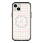 スリムプロテクションプレミアムケース with MagSafe［ オリジナル - 推し色チェック - ピンク ］