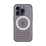 スリムプロテクションプレミアムケース with MagSafe［ オリジナル - 推し色チェック - ピンク ］