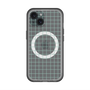 スリムプロテクションプレミアムケース with MagSafe［ オリジナル - 推し色チェック - グリーン ］