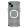 スリムプロテクションプレミアムケース with MagSafe［ オリジナル - 推し色チェック - グリーン ］