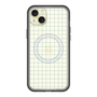 スリムプロテクションプレミアムケース with MagSafe［ オリジナル - 推し色チェック - グリーン ］