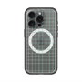 スリムプロテクションプレミアムケース with MagSafe［ オリジナル - 推し色チェック - グリーン ］