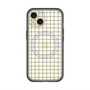 スリムプロテクションプレミアムケース with MagSafe［ オリジナル - 推し色チェック - ブラック ］