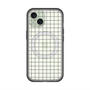 スリムプロテクションプレミアムケース with MagSafe［ オリジナル - 推し色チェック - ブラック ］