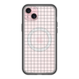 スリムプロテクションプレミアムケース with MagSafe［ オリジナル - 推し色チェック - ブラック ］