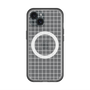 スリムプロテクションプレミアムケース with MagSafe［ オリジナル - 推し色チェック - ホワイト ］