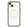 スリムプロテクションプレミアムケース with MagSafe［ オリジナル - 推し色チェック - ホワイト ］