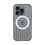 スリムプロテクションプレミアムケース with MagSafe［ オリジナル - 推し色チェック - ホワイト ］