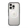 スリムプロテクションプレミアムケース with MagSafe［ オリジナル - 推し色チェック - ホワイト ］