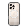 スリムプロテクションプレミアムケース with MagSafe［ オリジナル - 推し色チェック - ホワイト ］