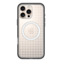 スリムプロテクションプレミアムケース with MagSafe［ オリジナル - 推し色チェック - ホワイト ］