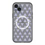 スリムプロテクションプレミアムケース with MagSafe［ オリジナル - 推し色三角 - パープル ］