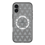 スリムプロテクションプレミアムケース with MagSafe［ オリジナル - 推し色三角 - ブラック ］