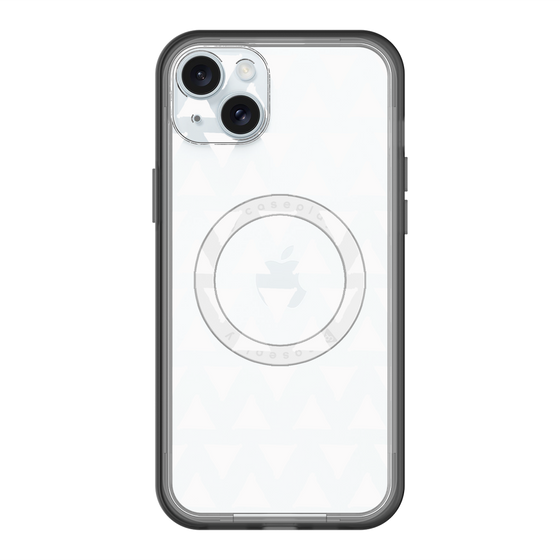 スリムプロテクションプレミアムケース with MagSafe［ オリジナル - 推し色三角 - ホワイト ］