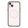 スリムプロテクションプレミアムケース with MagSafe［ オリジナル - 推し色三角 - ホワイト ］