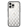 スリムプロテクションプレミアムケース with MagSafe［ オリジナル - 推し色三角 - ホワイト ］