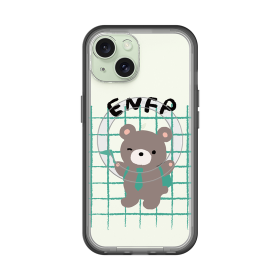 スリムプロテクションプレミアムケース with MagSafe［ オリジナル - ENFP 運動家 - キャラクター ］